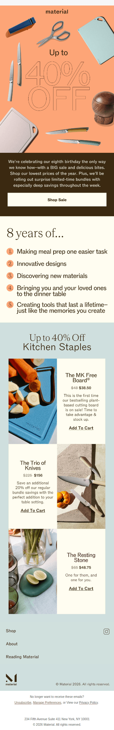 The lowest prices until the holidays are here!