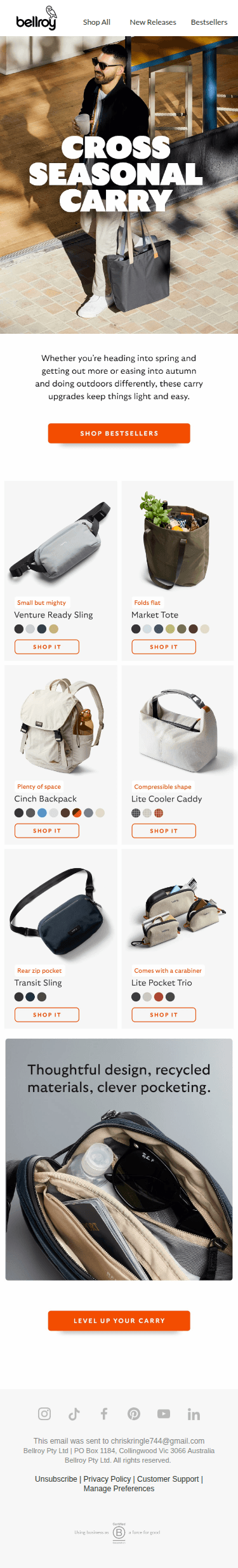 Wherever the season takes you…